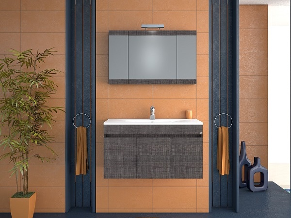 Έπιπλο Μπάνιου Magnolia 90 Dark Grey
