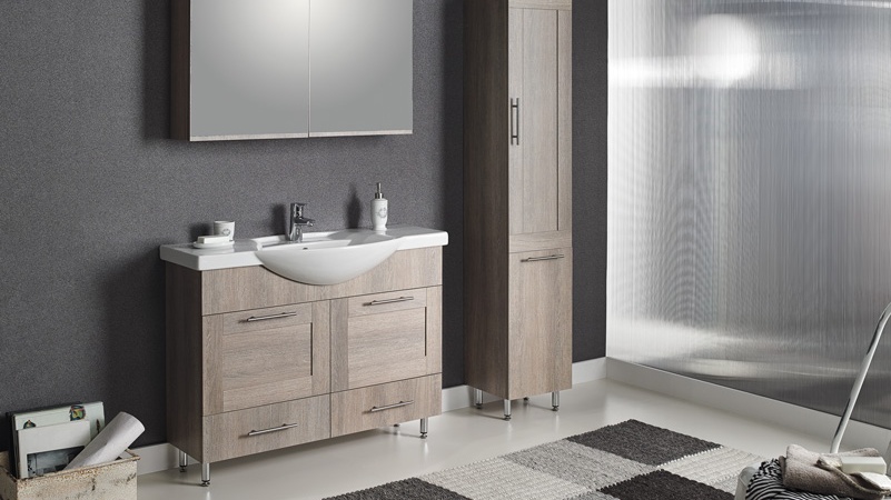 Έπιπλο Ε13 110 Ανάγλυφο Συνθετικό Furnibath