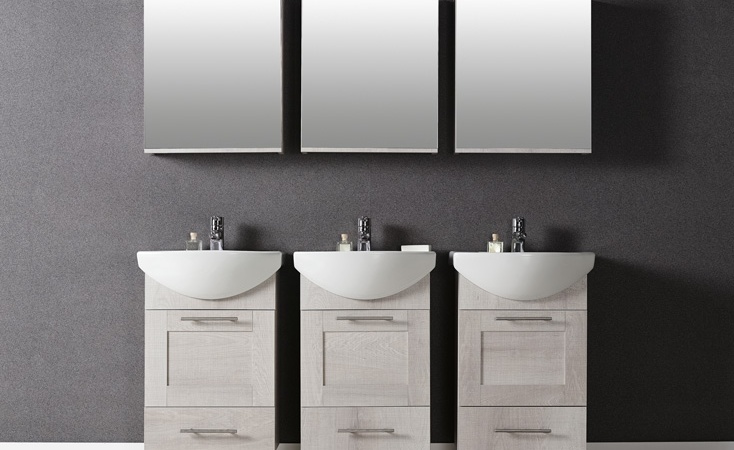 Έπιπλο Ε19 050  Ανάγλυφο Συνθετικό Furnibath