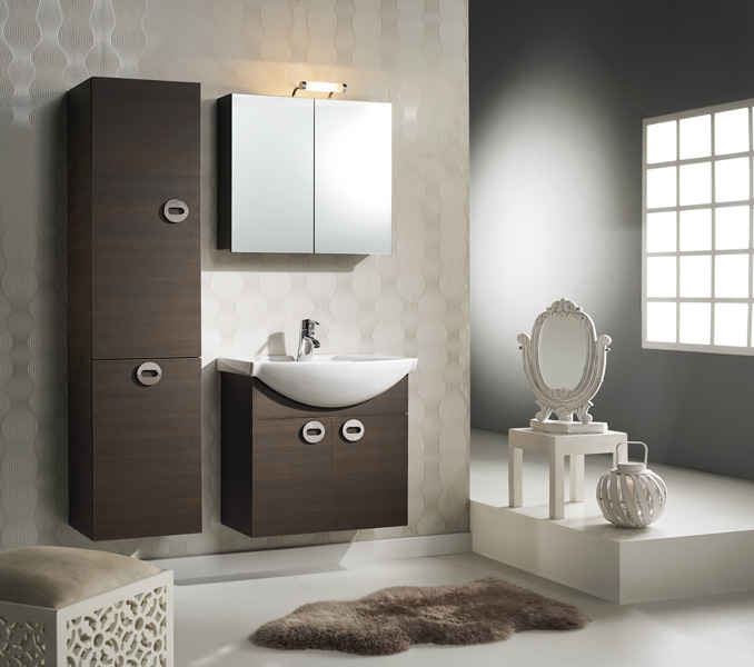 Έπιπλο B4 060 Ανάγλυφο Συνθετικό Furnibath