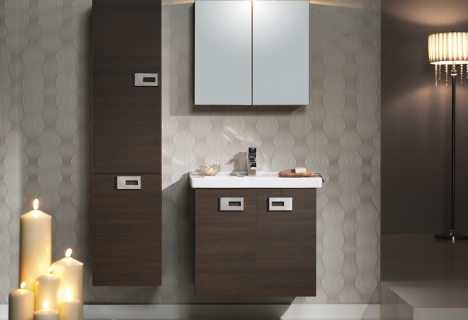 Έπιπλο B8 065 Ανάγλυφο Συνθετικό Furnibath